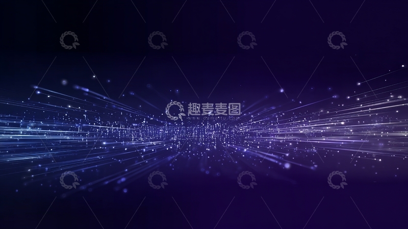 高清大图下载【趣麦麦图】紫色光束交织的抽象背景