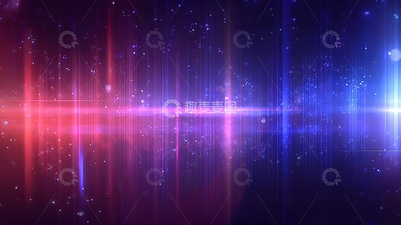 高清大图下载【趣麦麦图】光束与粒子的梦幻交织