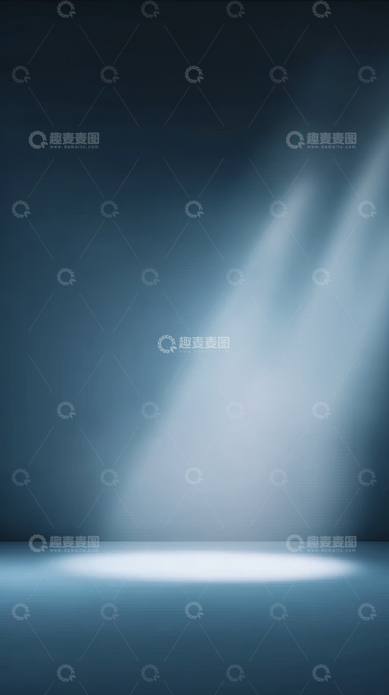 高清大图下载【趣麦麦图】聚光灯下的空旷舞台