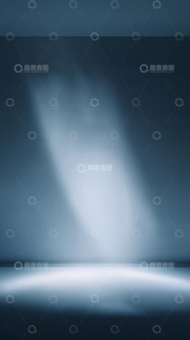 高清大图下载【趣麦麦图】光线穿透黑暗的抽象场景