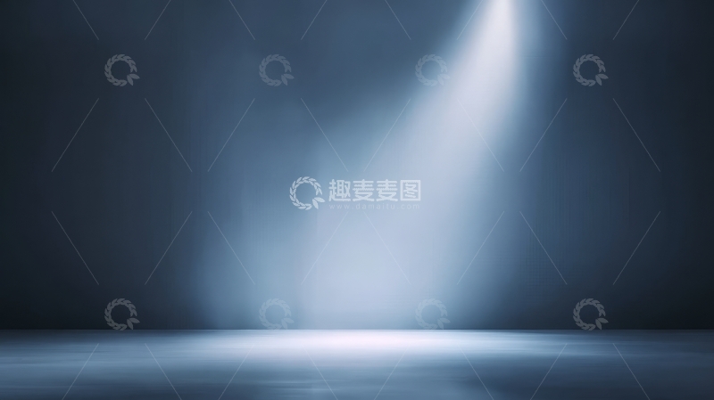 高清大图下载【趣麦麦图】聚光灯下的空旷舞台