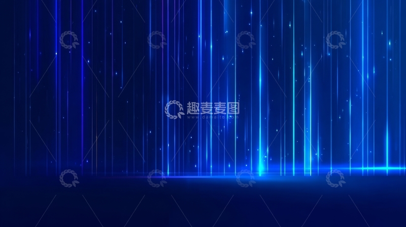 高清大图下载【趣麦麦图】蓝色光束背景