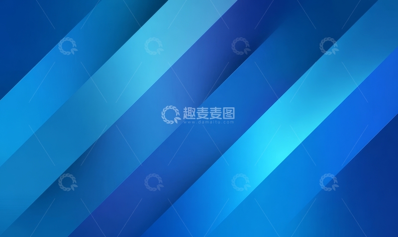高清大图下载【趣麦麦图】蓝色渐变条纹背景
