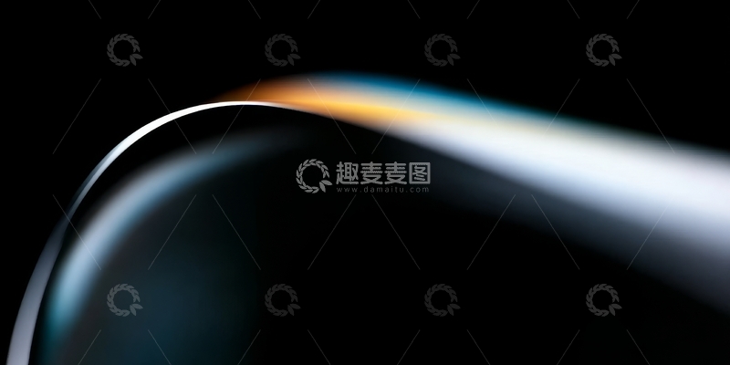 高清大图下载【趣麦麦图】曲线光影的抽象艺术表现