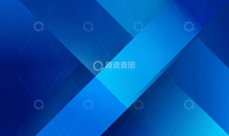 蓝色几何图形抽象背景