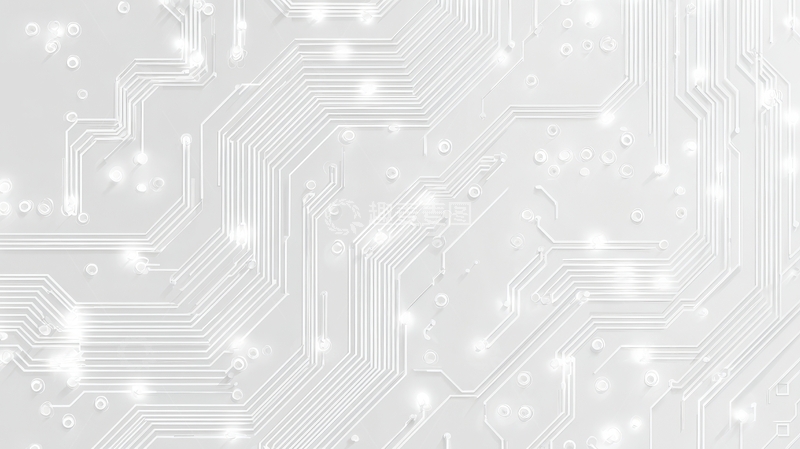 高清大图下载【趣麦麦图】电路板图案的科技背景