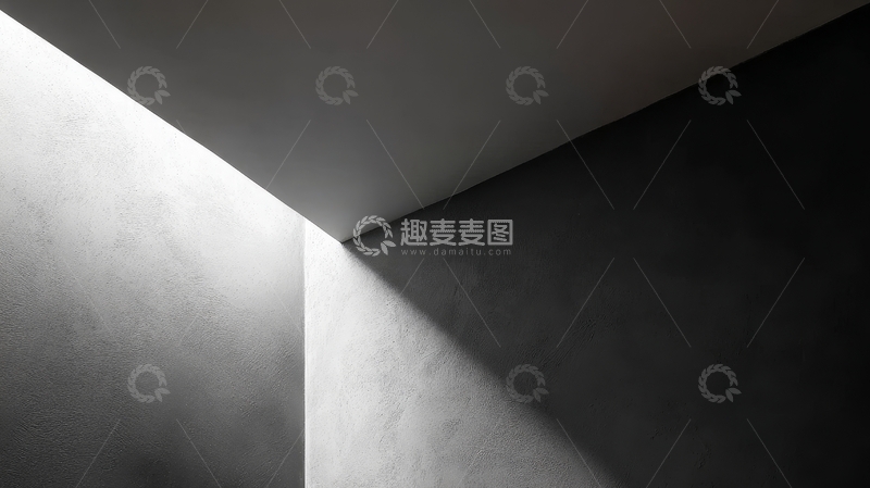 高清大图下载【趣麦麦图】光影交错的室内角落