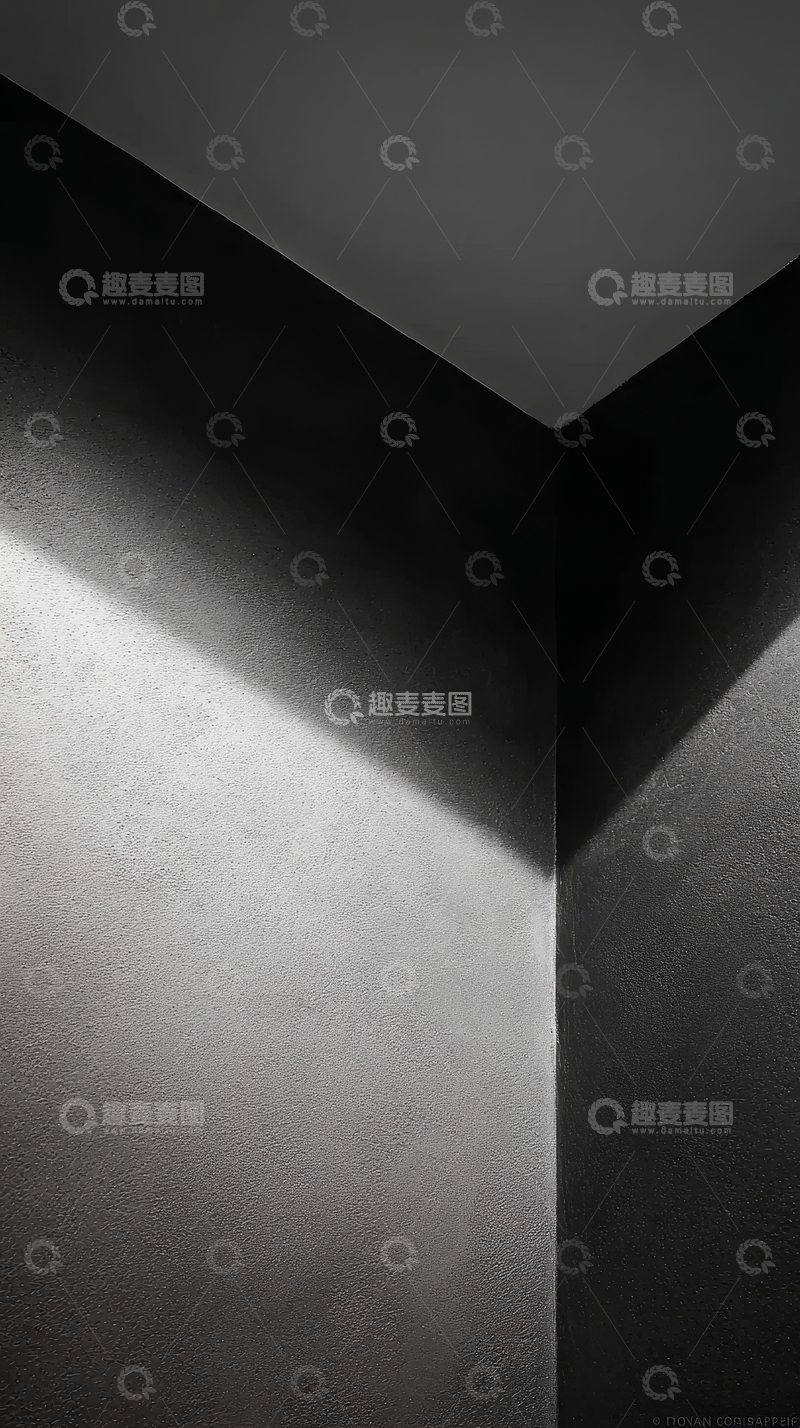 高清大图下载【趣麦麦图】光影交错的墙角