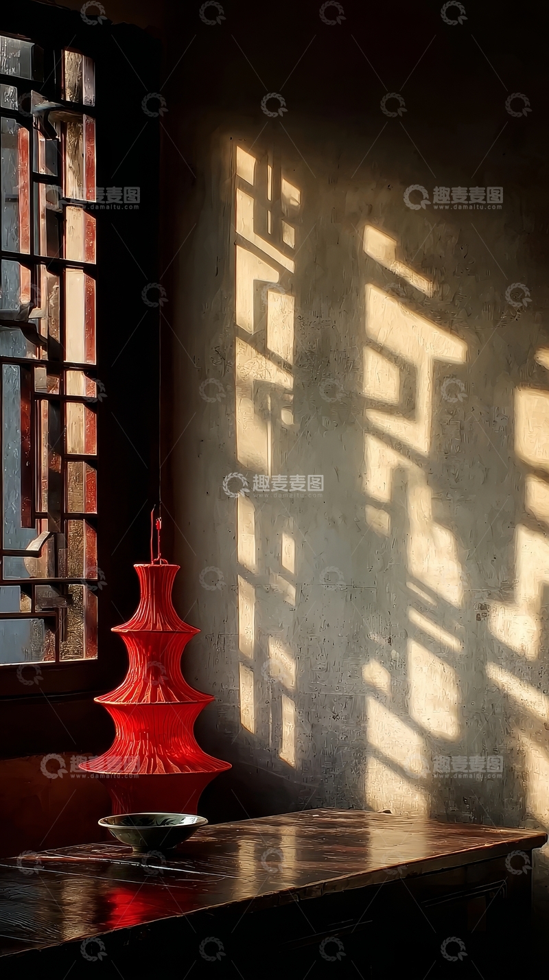 高清大图下载【趣麦麦图】光影交错的室内陈设