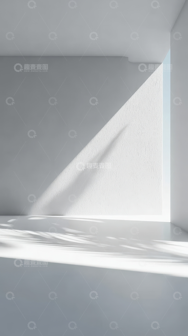 高清大图下载【趣麦麦图】光影交错的室内角落