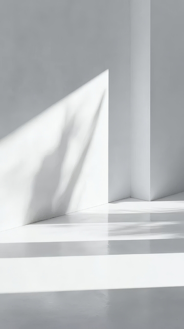 光影交错的几何空间