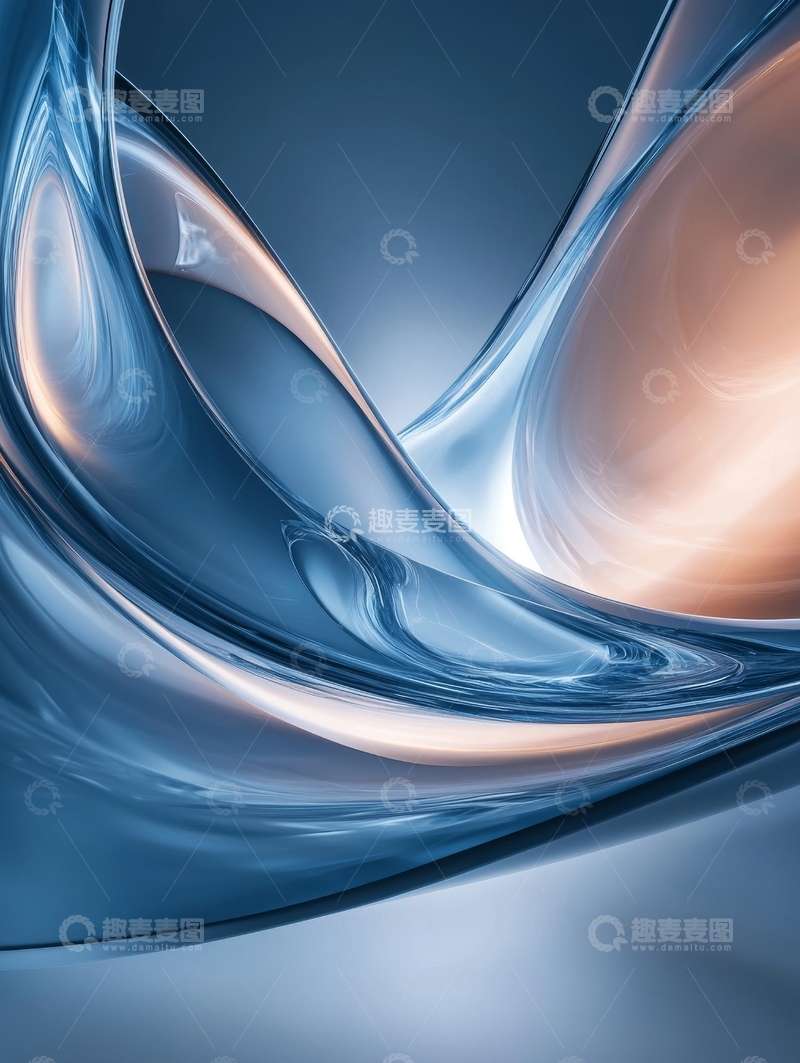 高清大图下载【趣麦麦图】流动的光影艺术