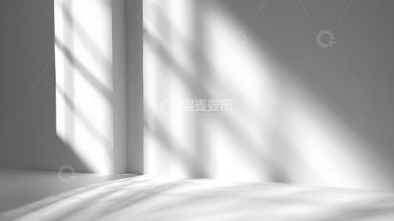 高清大图下载【趣麦麦图】光影交错的室内角落