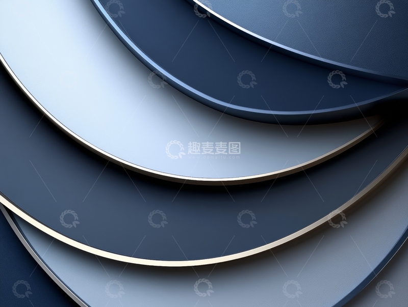 高清大图下载【趣麦麦图】层叠曲线的抽象艺术背景