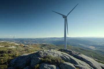 山顶风力发电机