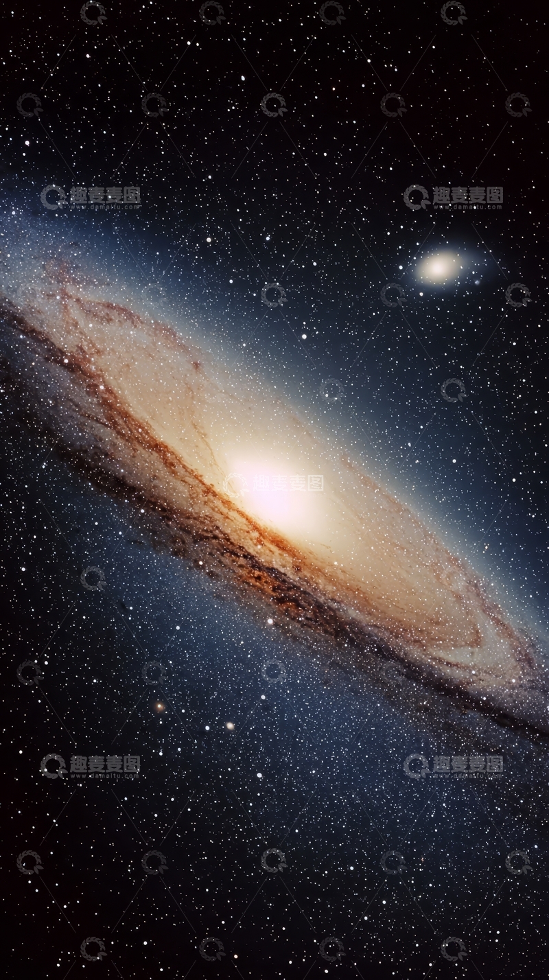 高清大图下载【趣麦麦图】星系边缘的壮丽景象