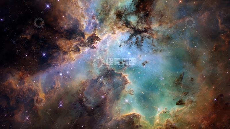 高清大图下载【趣麦麦图】星云的壮丽景象