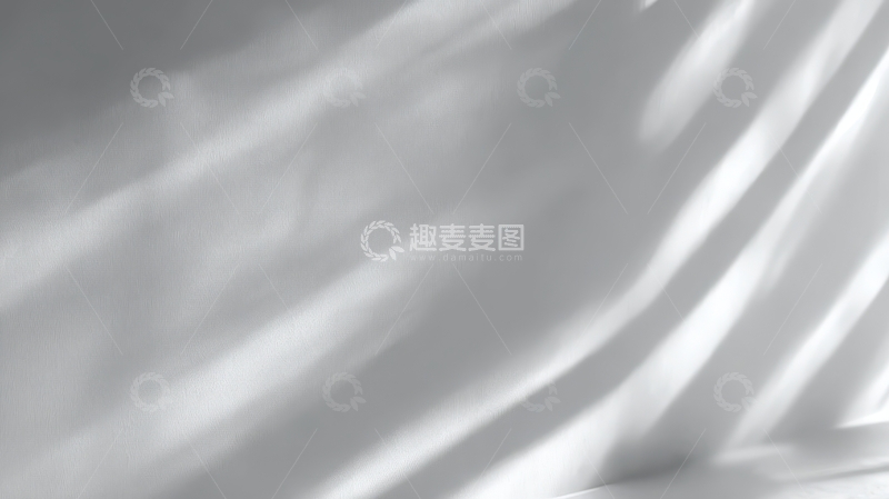 高清大图下载【趣麦麦图】光影交错的白色墙面