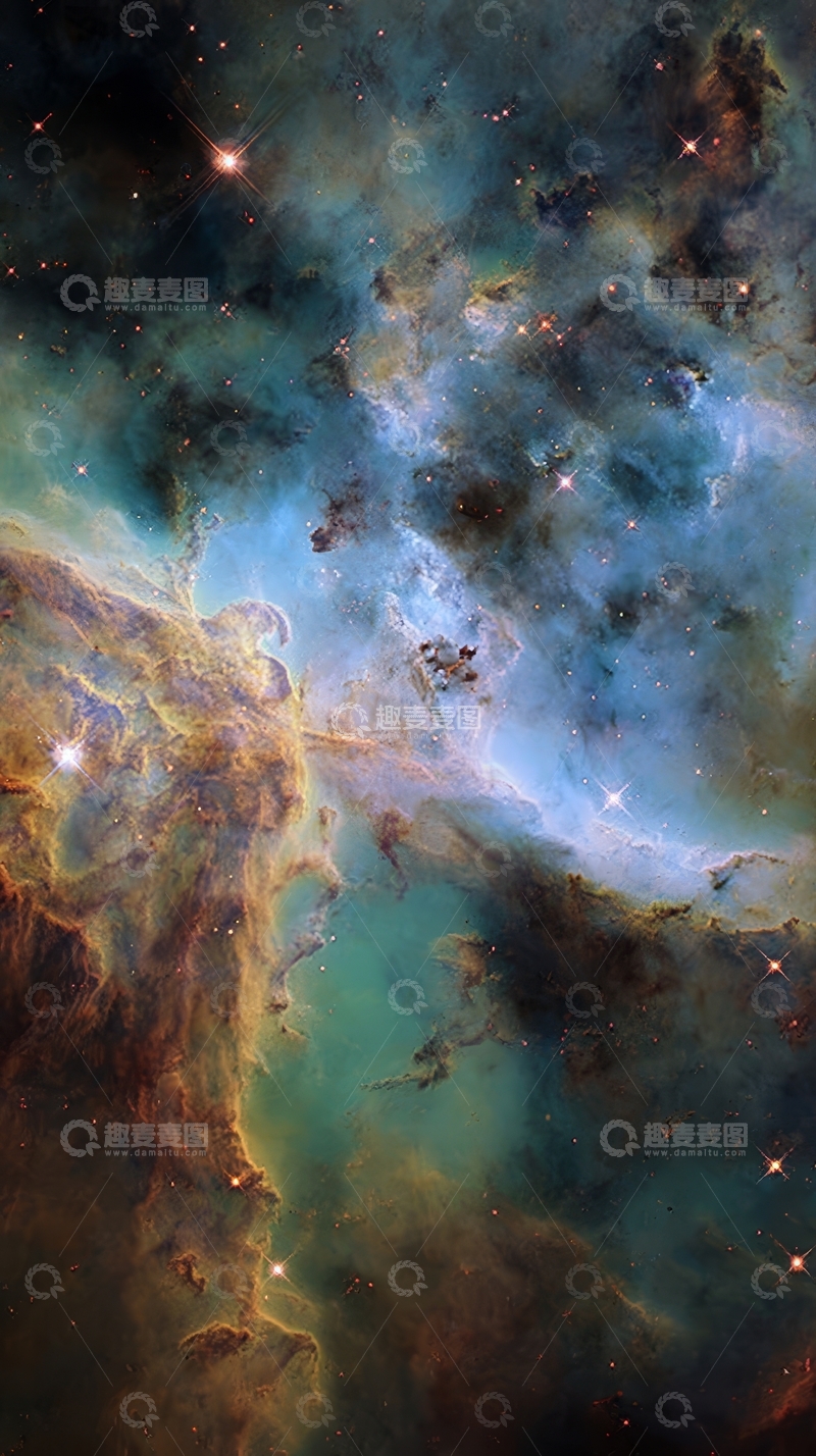 高清大图下载【趣麦麦图】星云中的宇宙奇观