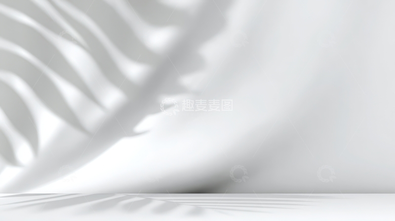 高清大图下载【趣麦麦图】光影交错的白色空间