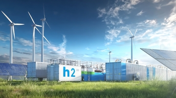 氢能源工厂与风力太阳能发电