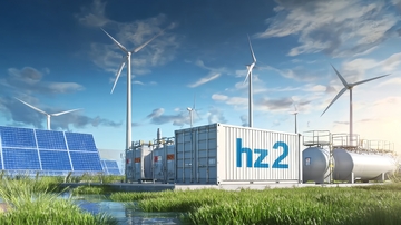 可再生能源与氢气储存设施