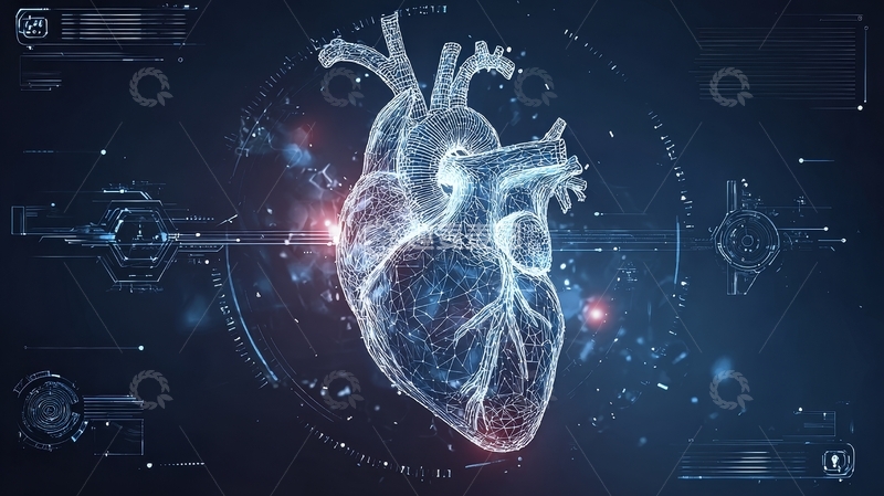 高清大图下载【趣麦麦图】数字化心脏模型展示