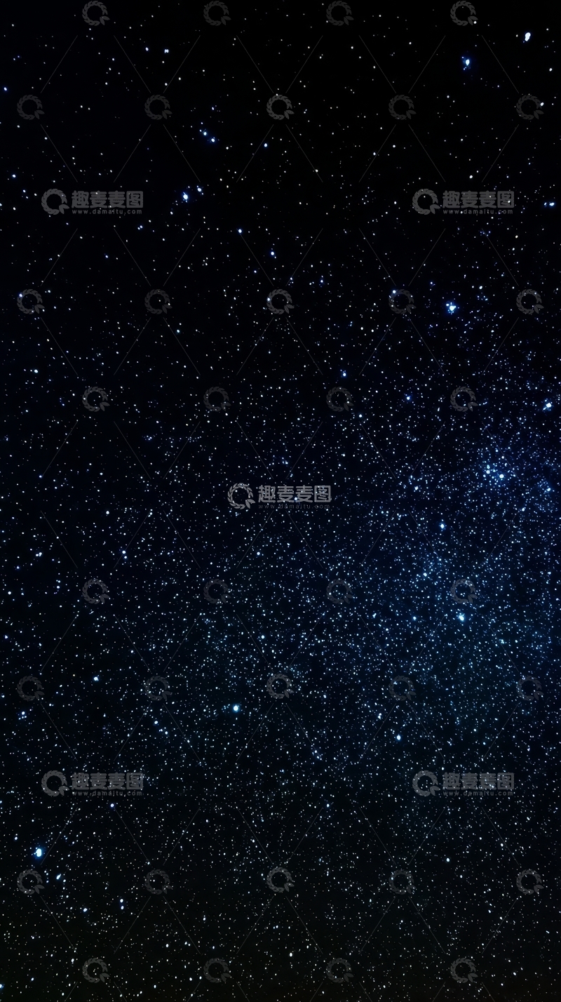 高清大图下载【趣麦麦图】夜空中的繁星点点