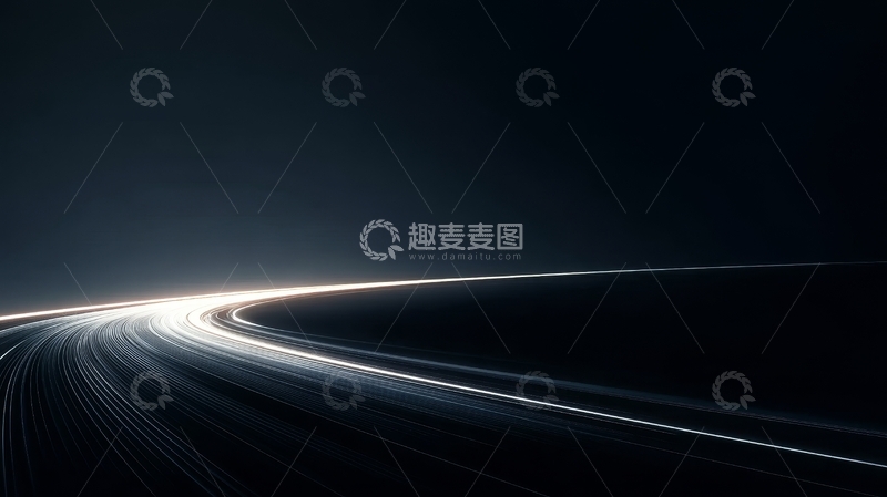 高清大图下载【趣麦麦图】光轨流动的抽象背景