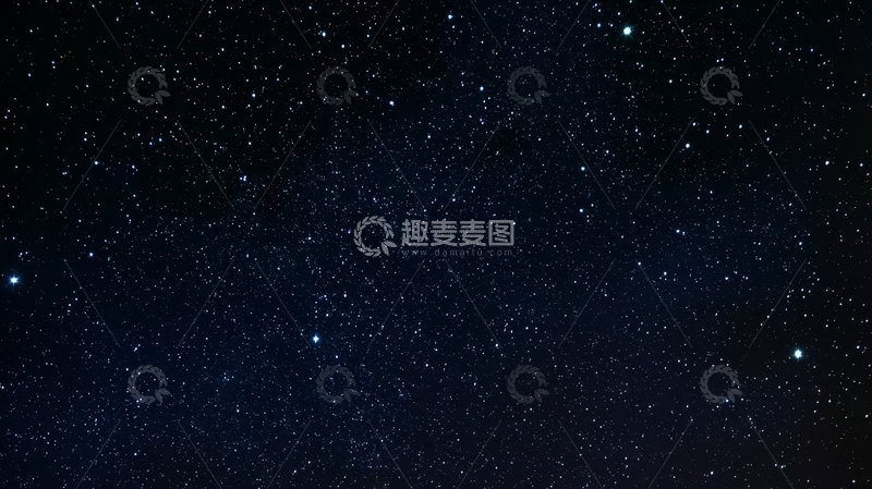 高清大图下载【趣麦麦图】夜空中的繁星点点
