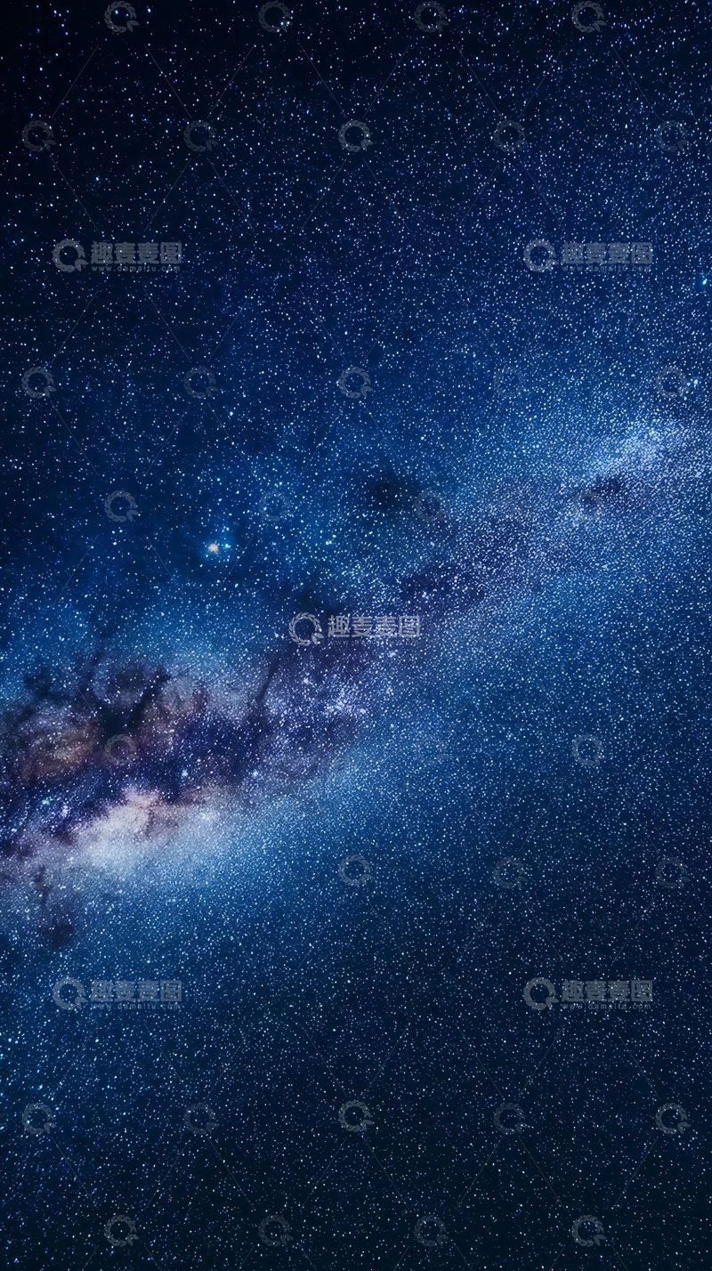高清大图下载【趣麦麦图】璀璨星空下的银河景象