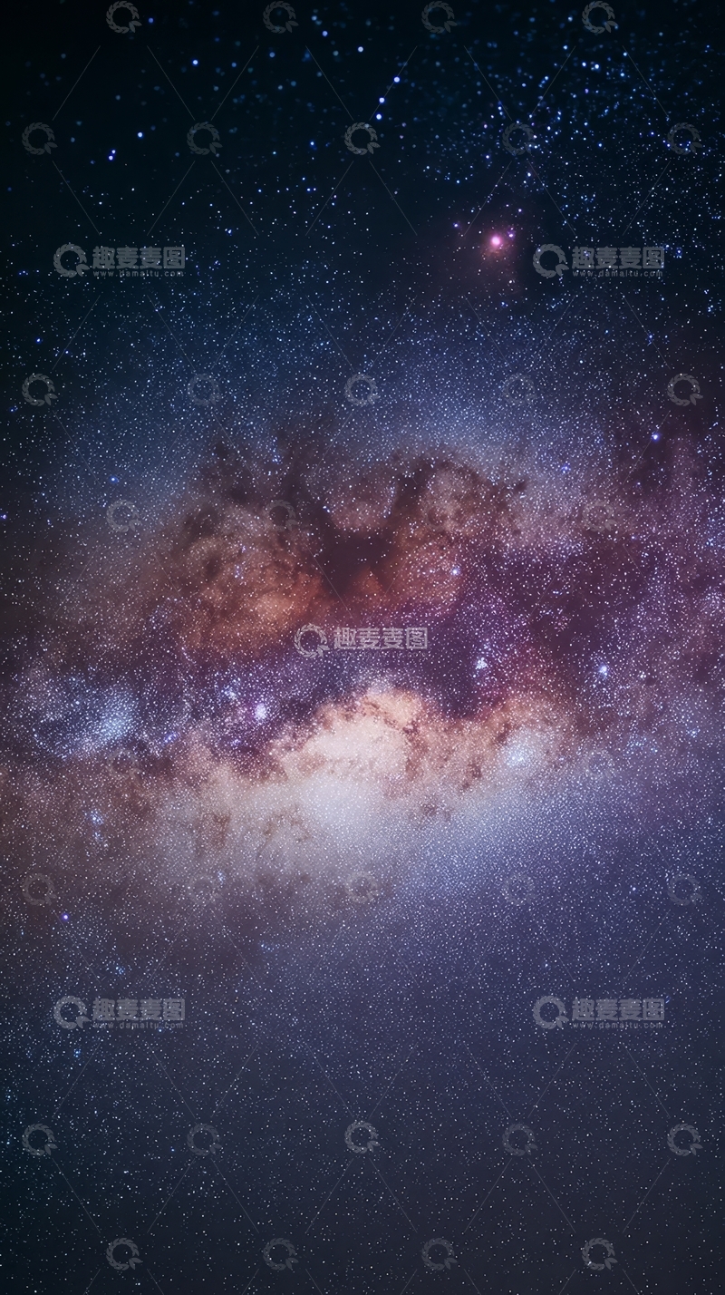 高清大图下载【趣麦麦图】银河系的壮丽景象