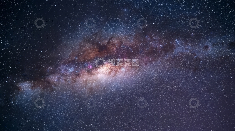 高清大图下载【趣麦麦图】银河系夜空的壮丽景象
