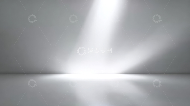 高清大图下载【趣麦麦图】光束照亮的空旷空间