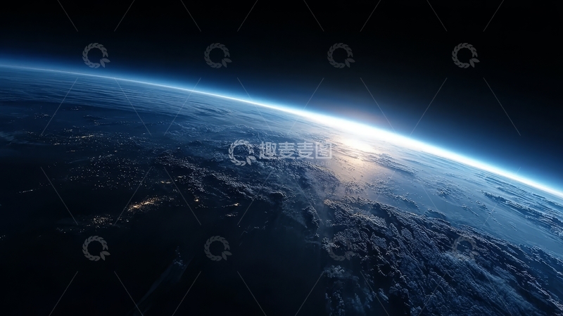 高清大图下载【趣麦麦图】地球从太空视角的壮丽景象