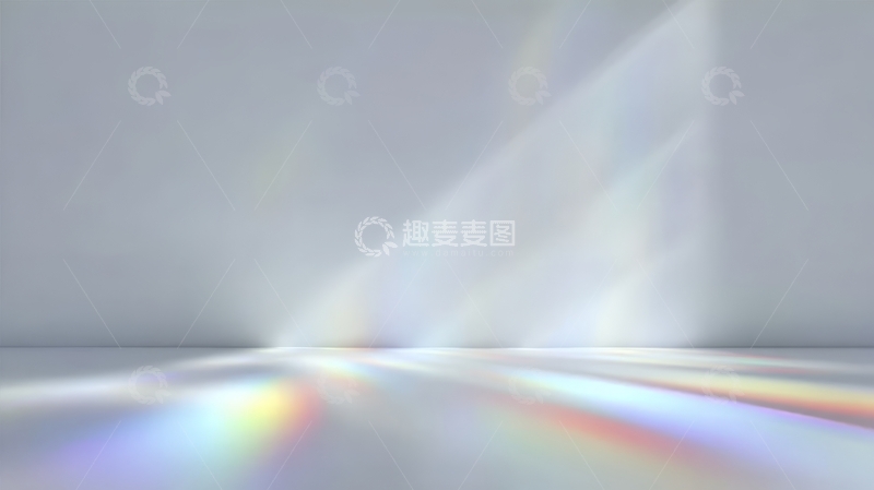 高清大图下载【趣麦麦图】光谱折射的室内场景
