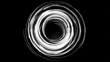 黑白螺旋光圈动态效果