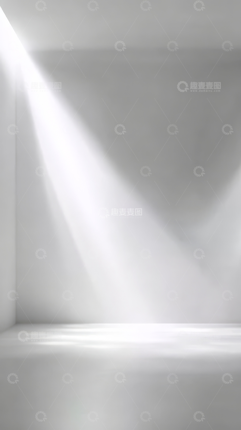 高清大图下载【趣麦麦图】光线穿透空间的抽象场景