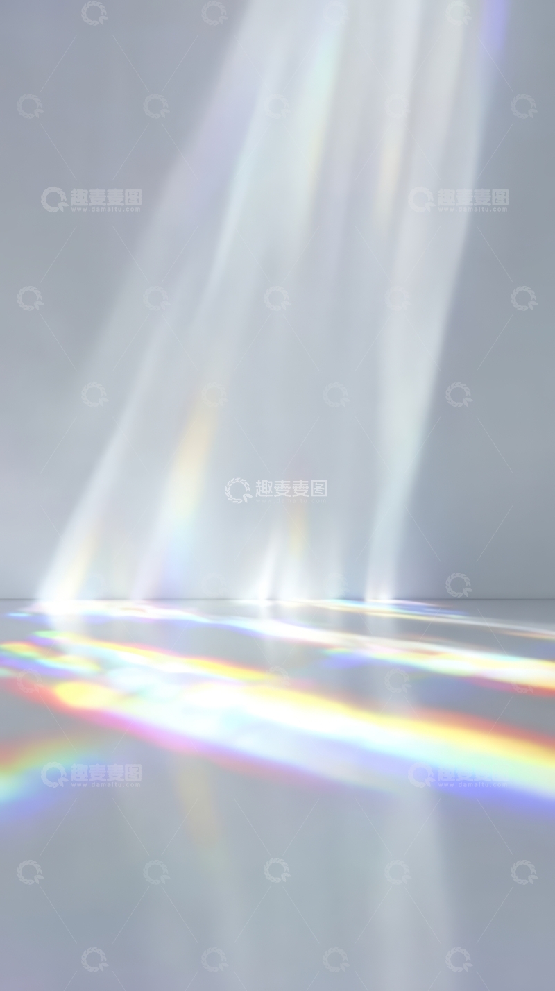 高清大图下载【趣麦麦图】光线折射形成的彩虹效果