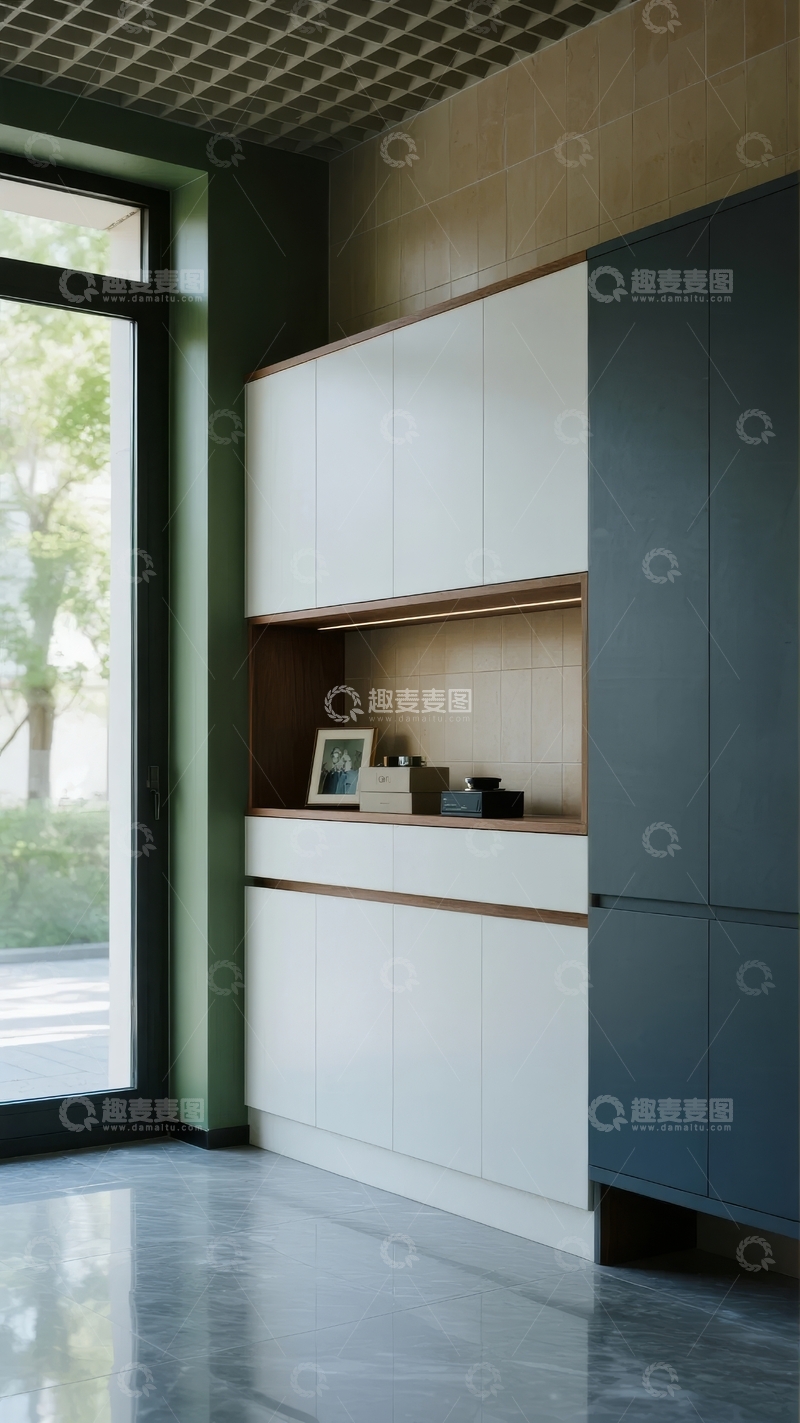 高清大图下载【趣麦麦图】现代简约风格室内储物柜