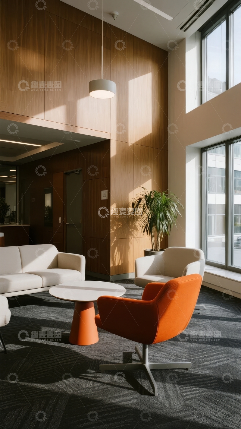 高清大图下载【趣麦麦图】现代办公室休息区室内设计