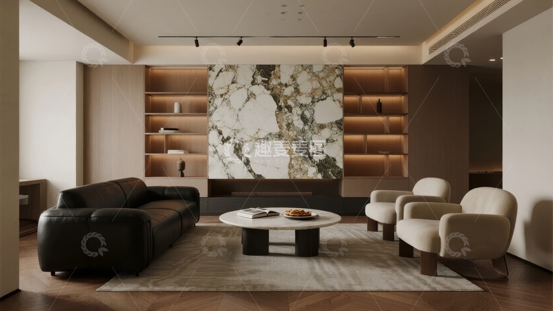 高清大图下载【趣麦麦图】现代客厅设计展示