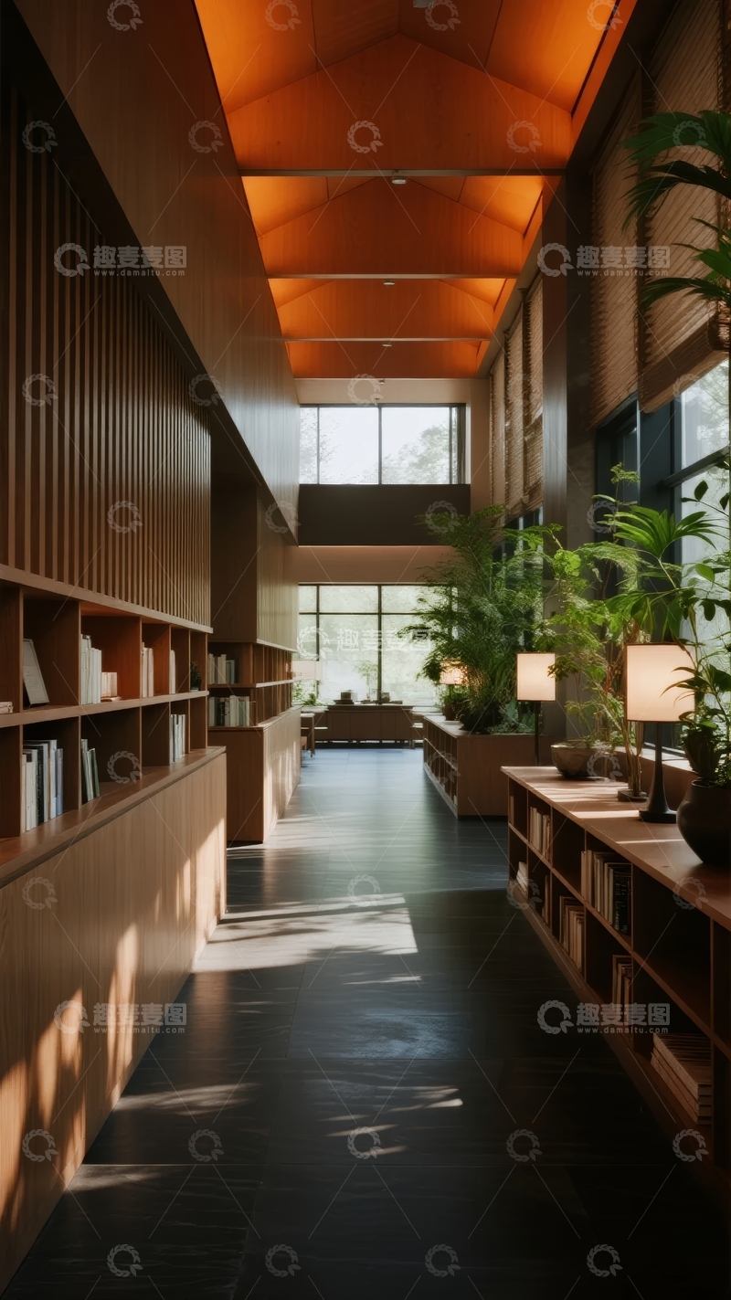 高清大图下载【趣麦麦图】现代木质室内空间