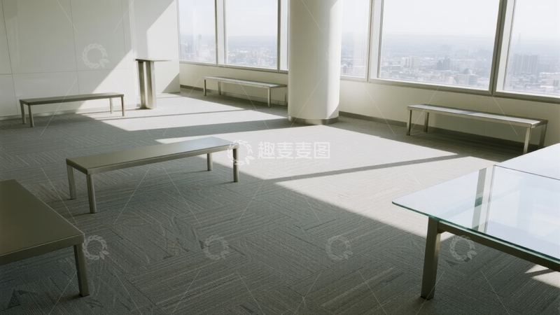 高清大图下载【趣麦麦图】明亮宽敞的现代室内空间