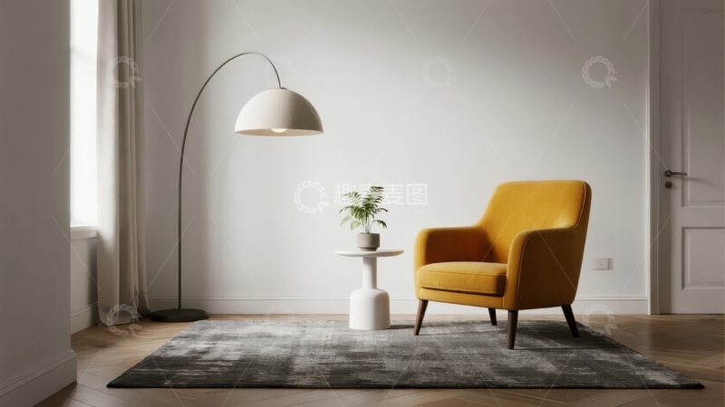 高清大图下载【趣麦麦图】现代简约客厅布置