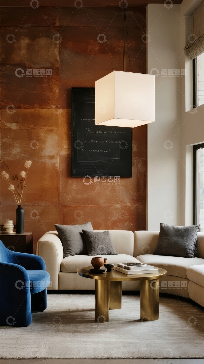 高清大图下载【趣麦麦图】现代客厅布置与装饰