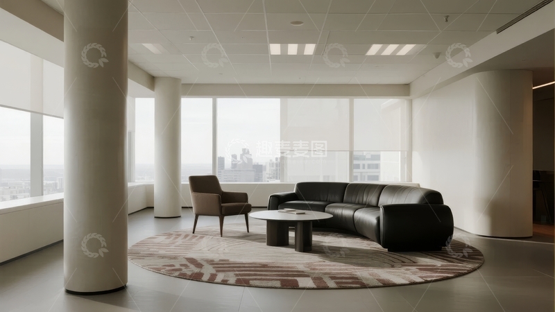 高清大图下载【趣麦麦图】现代简约风格客厅空间