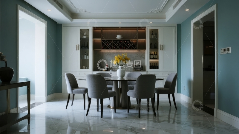 高清大图下载【趣麦麦图】现代风格餐厅内部设计