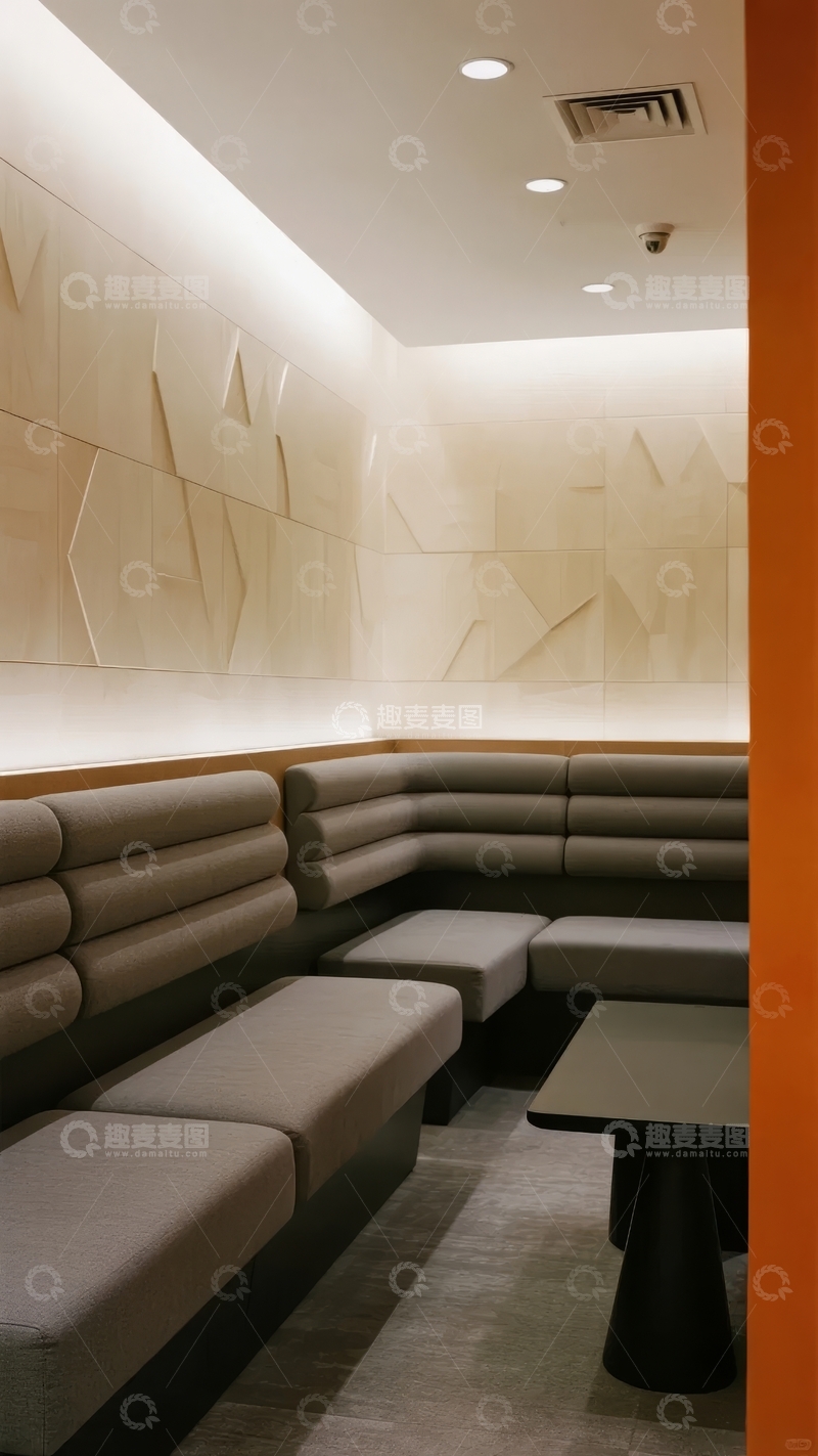 高清大图下载【趣麦麦图】现代简约风格的室内休息区设计