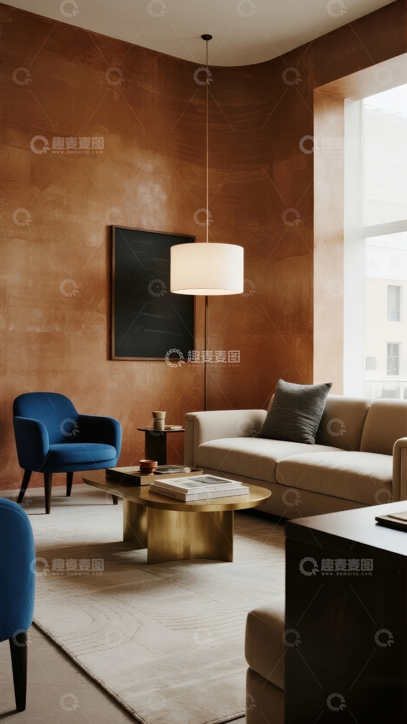 高清大图下载【趣麦麦图】现代客厅设计展示温馨舒适氛围